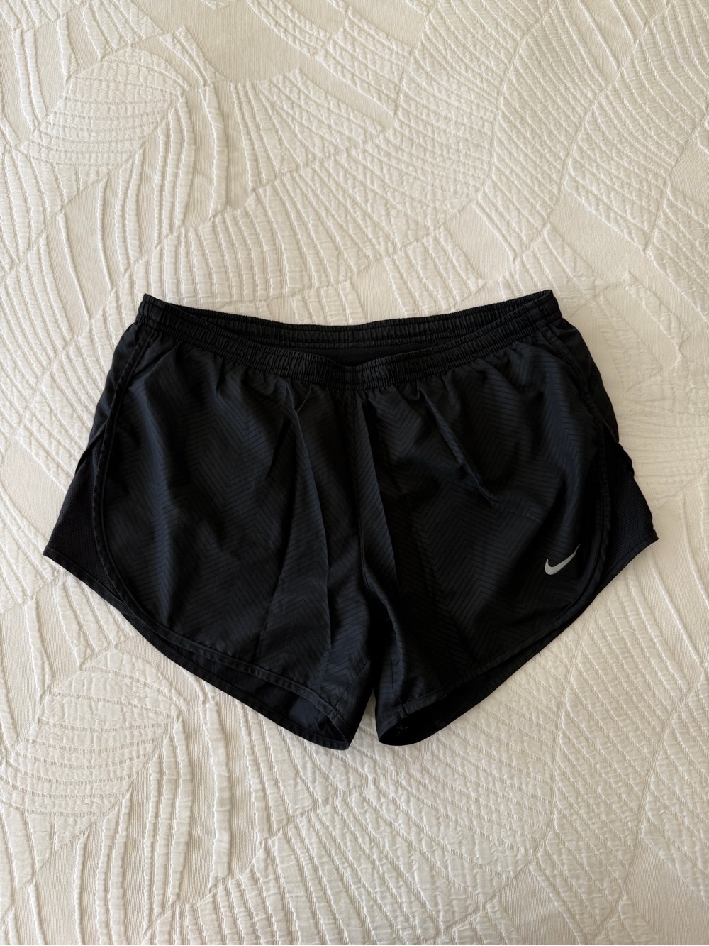 Nike Black Women's Running Shorts with Reflective Swoosh